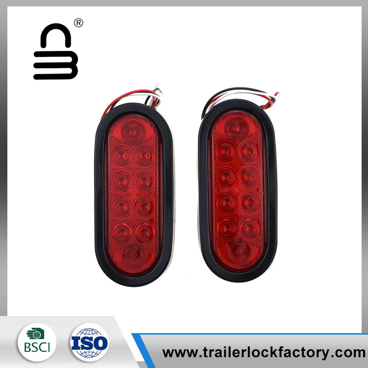 6 inch 10 LED-uri oval Stop Trail Turn Light